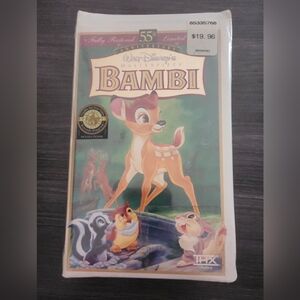 Bambi VHS Tape New Sealed 55th Anniversary Masterpiece Collection‎ 1997 Disney